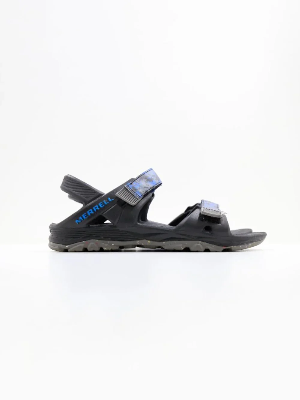 Merrell Hydro Drift Black & Blue Lightweight Water Sandals - Youth 4